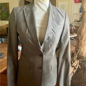 Massimo Dutti Wool Gray Pant Suit. NWOT. Never used